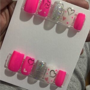 Valentine's Day nail set